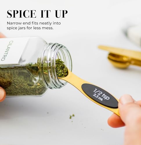 Styled Settings Magnetic Measuring Spoons Set - Image 6