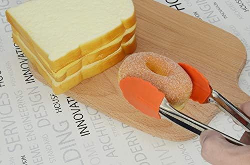 HINMAY 7-Inch Silicone Tipped Kitchen Tongs - Image 5