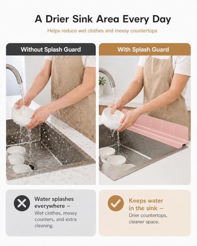 30'' Silicone Sink Splash Guard - Image 3