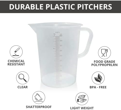Plastic Graduated Measuring and Mixing Pitcher - Image 5
