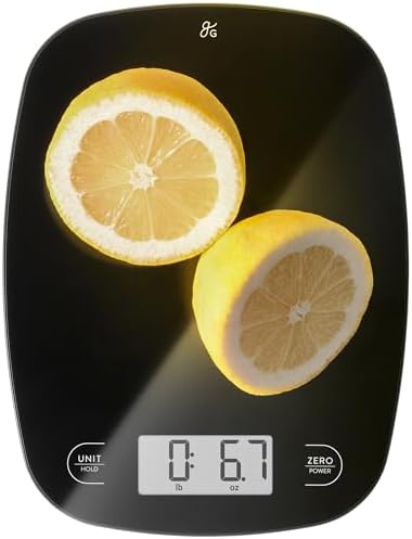 Greater Goods Food Scale, Slim & Compact Build, 1g Precision by GreaterGoods