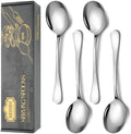 4 PCS Serving Spoons Set, Includes 4 Large Spoons by KEYOXY