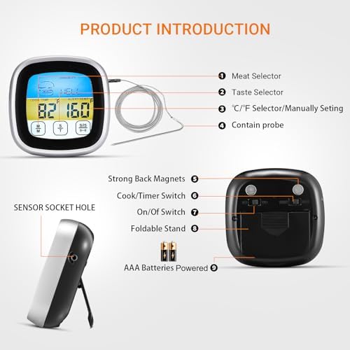 Meat Thermometer, Digital Oven Thermometer - Image 4