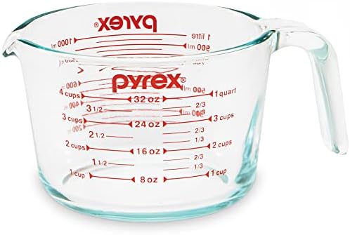 Pyrex 4 Cup Glass Measuring Cup by Pyrex
