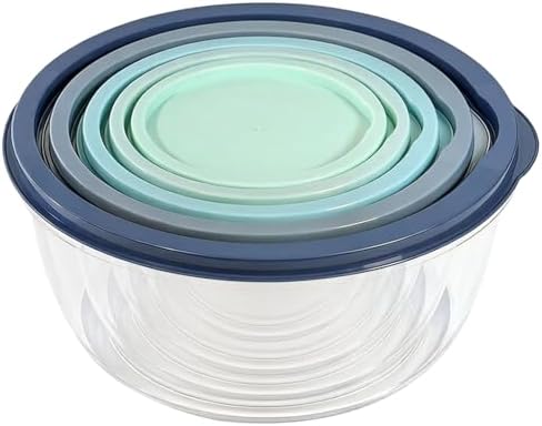 5-Piece Plastic Mixing Bowl Set by SCWBOEII