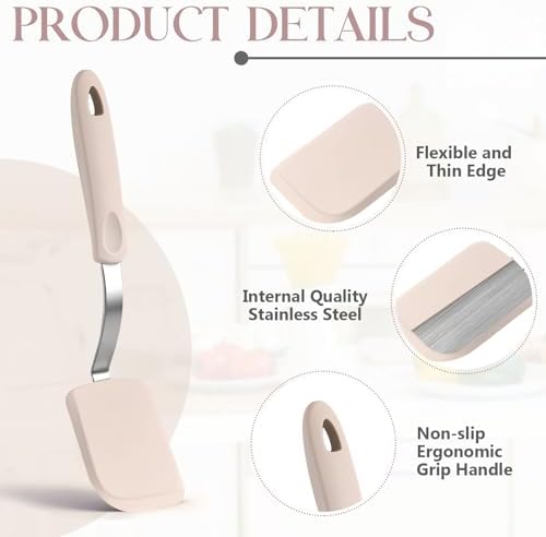 Small Silicone Spatula Mini Silicone Cookie Spatula - Image 3