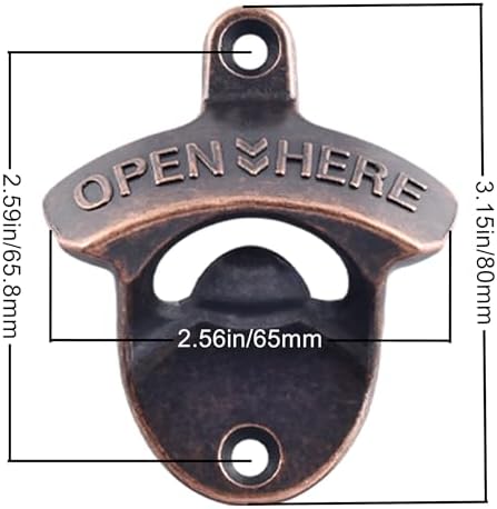 15 PCS Rustic Wall Mounted Beer Bottle Cap Opener Stainless - Image 6