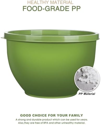 Greentainer Plastic Mixing Bowls - Image 5