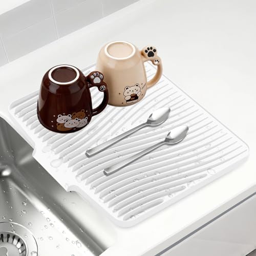 Silicone Dish Drying Mat for Kitchen counter by COPLIB