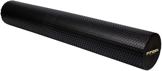 FitNation Foam Roller – High-Density Foam Muscle Roller – Textured Foam Rollers for Muscle Massage, Stretching, Pilates, Yoga