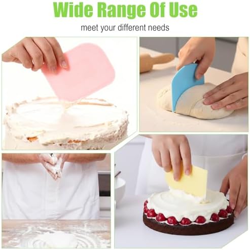 10 Pcs Bread Scraper, PE Plastic Bowl Scrapers - Image 7
