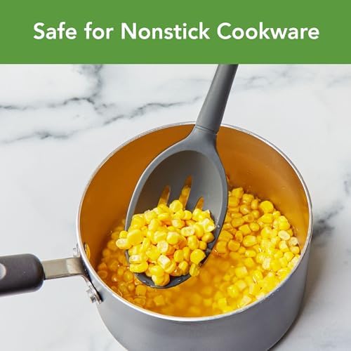Tovolo Flex Core Silicone Slotted Deep Spoon - Image 3