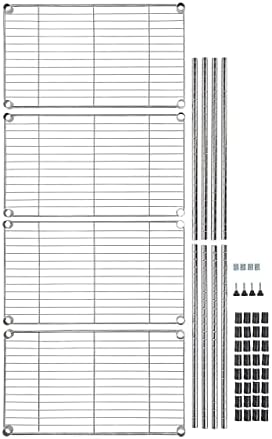 Amazon Basics 4-Shelf Adjustable Storage Shelving Unit - Image 7