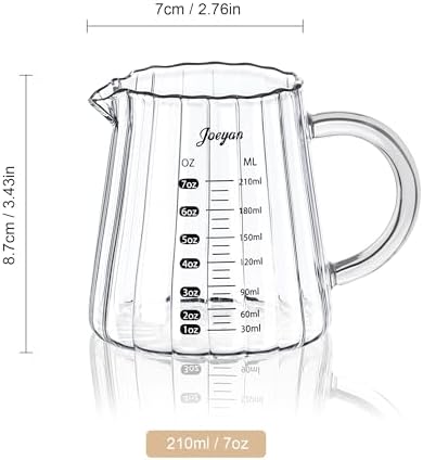 Joeyan 7 oz Glass Measuring Cups - Image 7