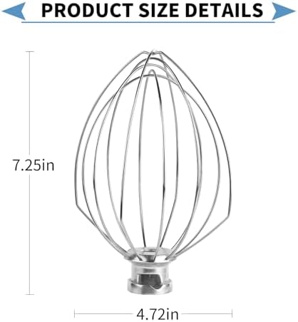 XINBOOG 6 Wire Whisk Attachments Compatible - Image 3