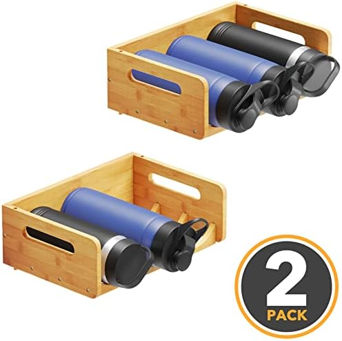 SpaceAid Bamboo Water Bottle Organizer - Image 6
