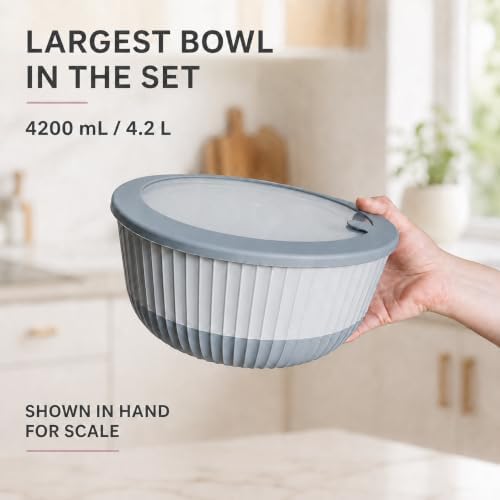 Dora Plastic Mixing Bowls with Lids - Image 5