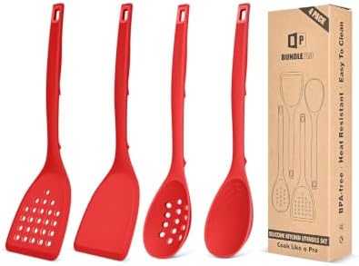 BUNDLEPRO Silicone Cooking Utensils Set by BUNDLEPRO