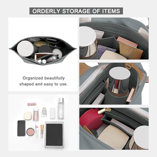 LOUKAYCCI Felt Purse Organizer Insert - Image 5