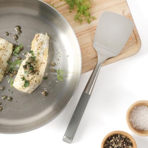 Calphalon Edge Solid Turner, Cooking Spatula, Kitchen Spatula, Stainless Steel - Image 6