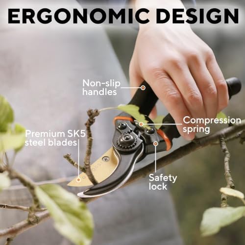 Gerossi Premium Bypass Pruning Shears - Image 4