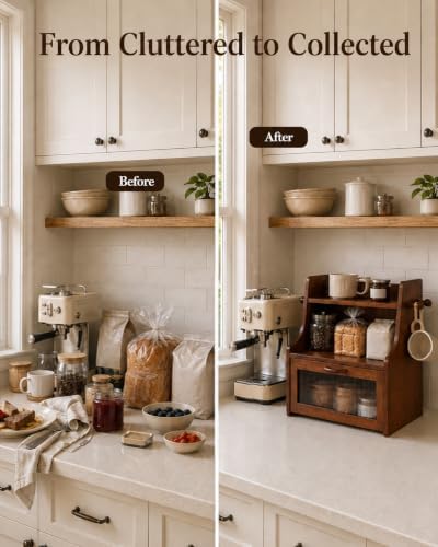 Bread Box for Kitchen Countertop Large Capacity - Image 7