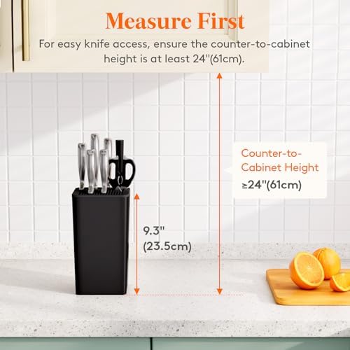 Lifewit Plastic Knife Block Holder without Knives - Image 5
