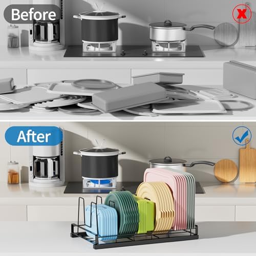 Food Container Lid Organizer Rack - Image 5