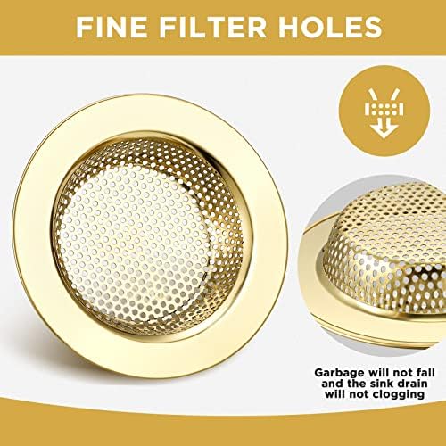 Retisee 2 Pcs Kitchen Sink Drain Strainer 4.4 Inch - Image 3