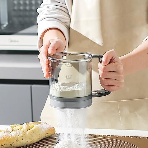 Flour Sifter for Baking, Double Layer Flour Sieve - Image 3