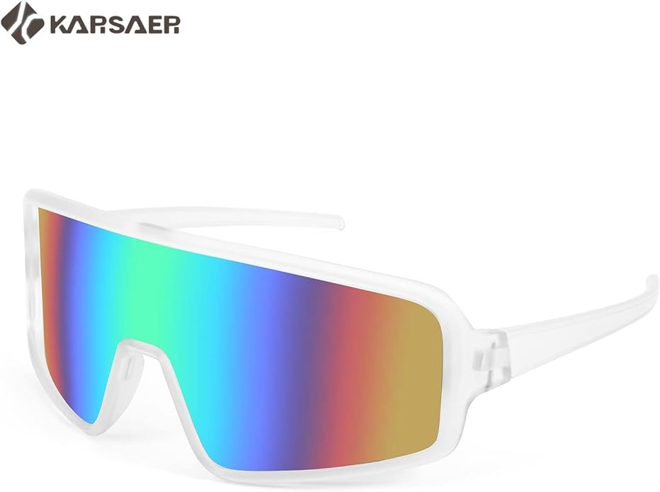 Karsaer Vision Sports Sunglasses Cycling Glasses Baseball Softball Sunglasses Unisex for Adult Youth Kids Boys Girls 8-16