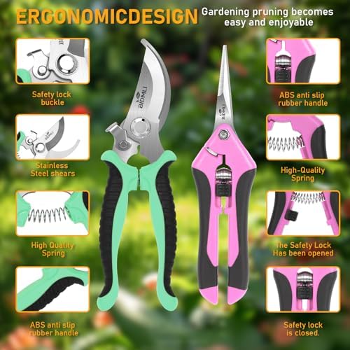 4-Pack Multifunctional Garden Scissors Set - Image 4