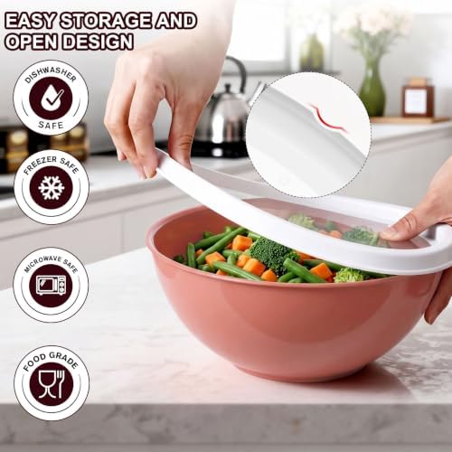 Greentainer Plastic Mixing Bowls - Image 6