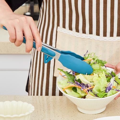 9" Kitchen Tongs for Cooking - Image 7