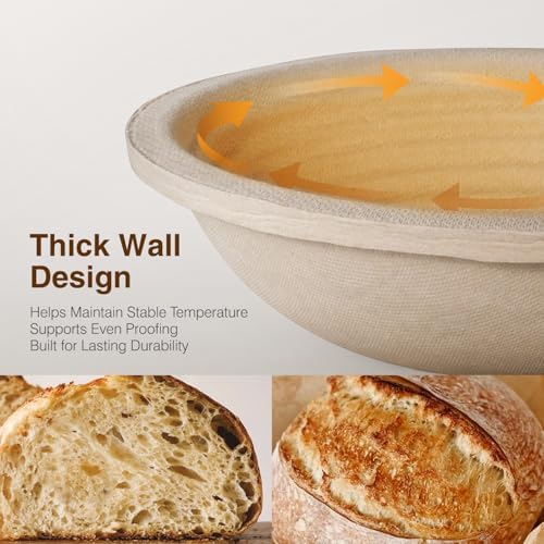 BAVIFY Sourdough Starter Kit, Banneton Bread Proofing Baskets Set - Image 3