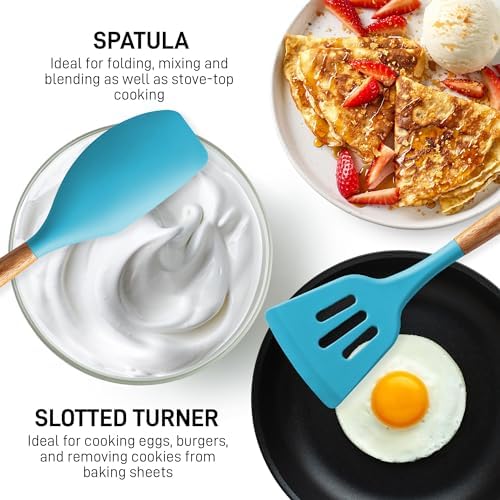 Zulay Kitchen 5 Piece Silicone Utensil Set - Image 5