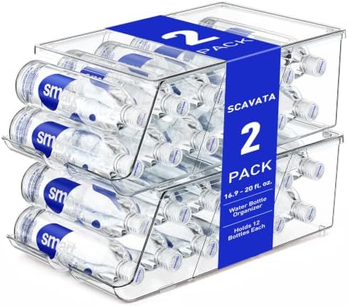 SCAVATA 2 Pack Water Bottle Organizer by Tidyyourlife