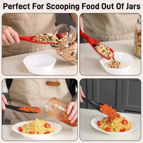 3 PACK Silicone Cooking Spatula & Spoon - Image 6