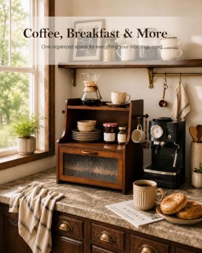Bread Box for Kitchen Countertop Large Capacity - Image 5