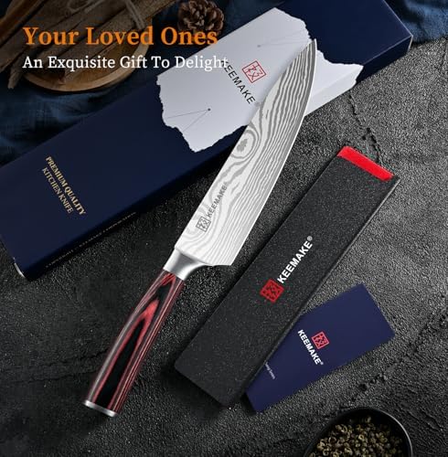 KEEMAKE 8" Chef Knife, Ultra Sharp Kitchen Knife - Image 5