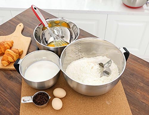 Rorence Stainless Steel Mixing Bowls Set - Image 4