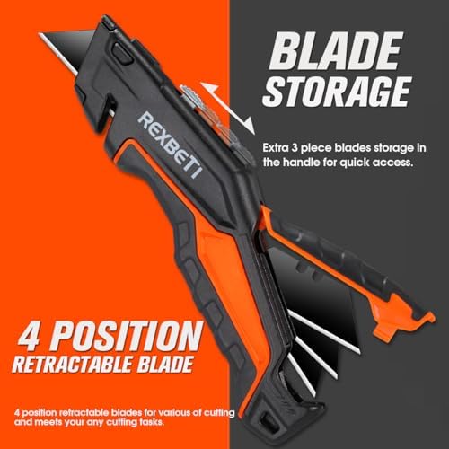 REXBETI Box Cutter 2-Pack, Utility Knife - Image 5
