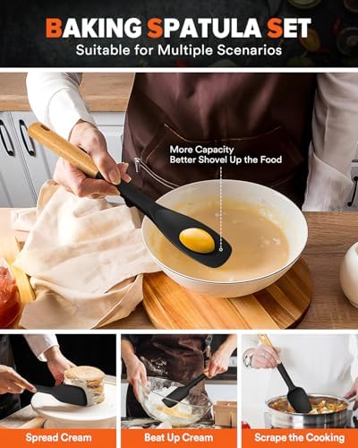 Badiano Silicone Spatula Spoon Set - Image 4