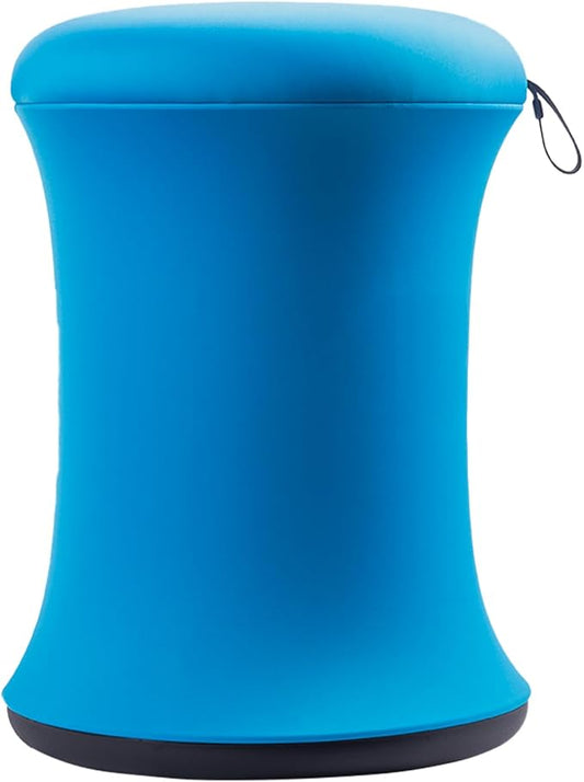 ADHD Wobble Stool, Yoga Ball Chair, Ergonomic Active Sitting Stool for Adults,Kids, Improves Focus, Posture Balance Adjustable Height, Non-Slip Base for Home, School, Exercise, Yoga (Blue)