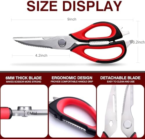 All Purpose Kitchen Scissors that Come Apart, Kitchen Shears - Image 2