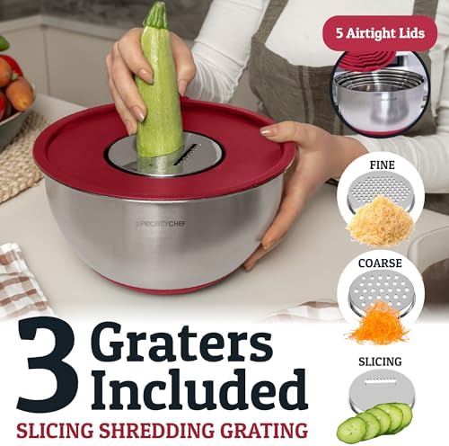 28pc Stainless Steel Mixing Bowls - Image 2