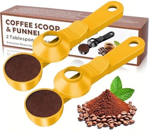 2-in-1 Coffee Scoop with Funnel, 2 Tbsp Measuring Spoon by Unknown