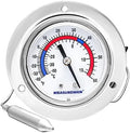 MEASUREMAN Vapor Capillary Flanged Panel Mount Refrigeration Thermometer by MEASUREMAN