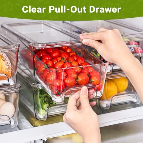 Imncya Clear Refrigerator Organizer Bins - Image 2