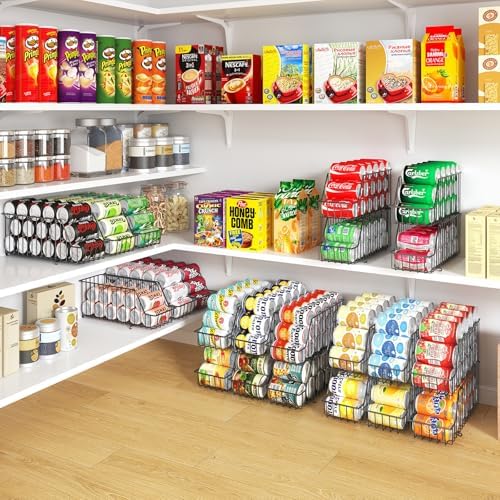 4-Tier Stackable Can Rack Organizer - Image 5